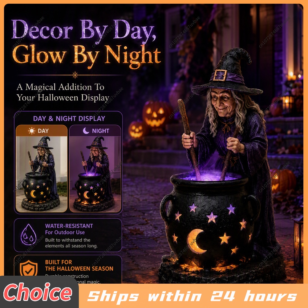 Solar Powered Halloween Witch  - Outdoor Lighting Ip65 ulasan dan harga