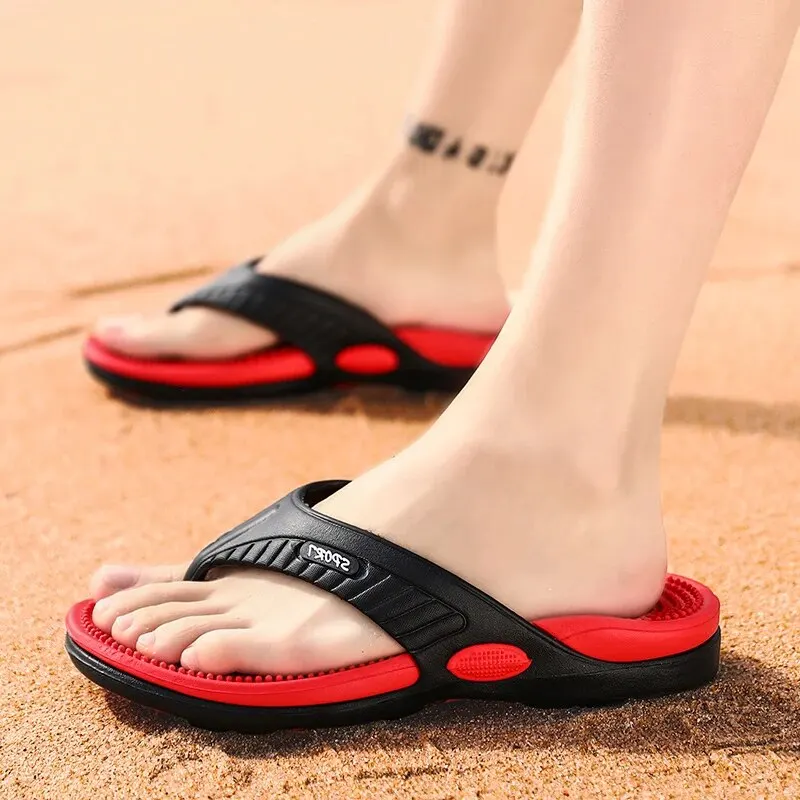 Summer Slippers Men Flip Flops - Outdoor Lighting For Your House ulasan dan harga