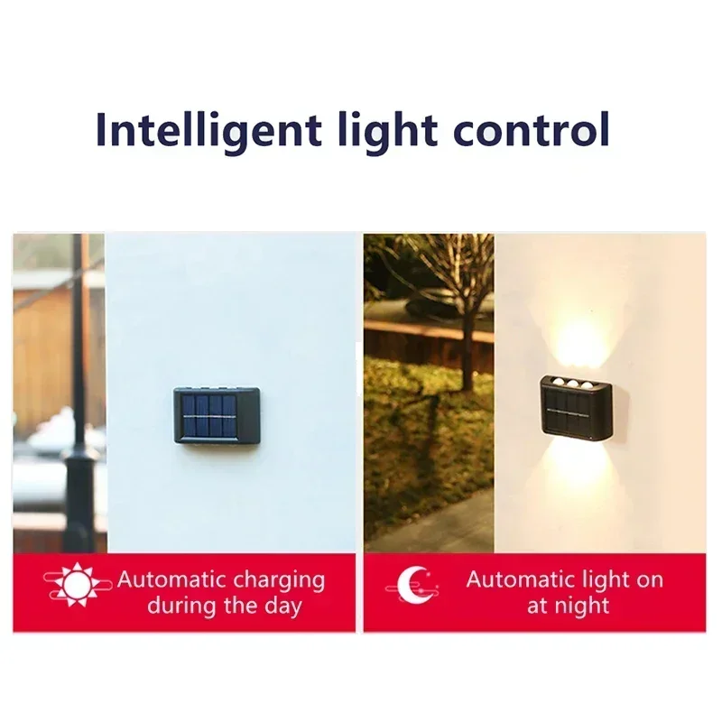 COB Solar Wall Lamp Outdoor Wa - Outdoor Lighting And Landscape ulasan dan harga