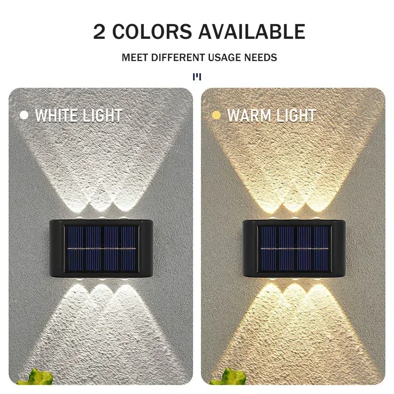 COB Solar Wall Lamp Outdoor Wa - Outdoor Lighting And Landscape ulasan dan harga