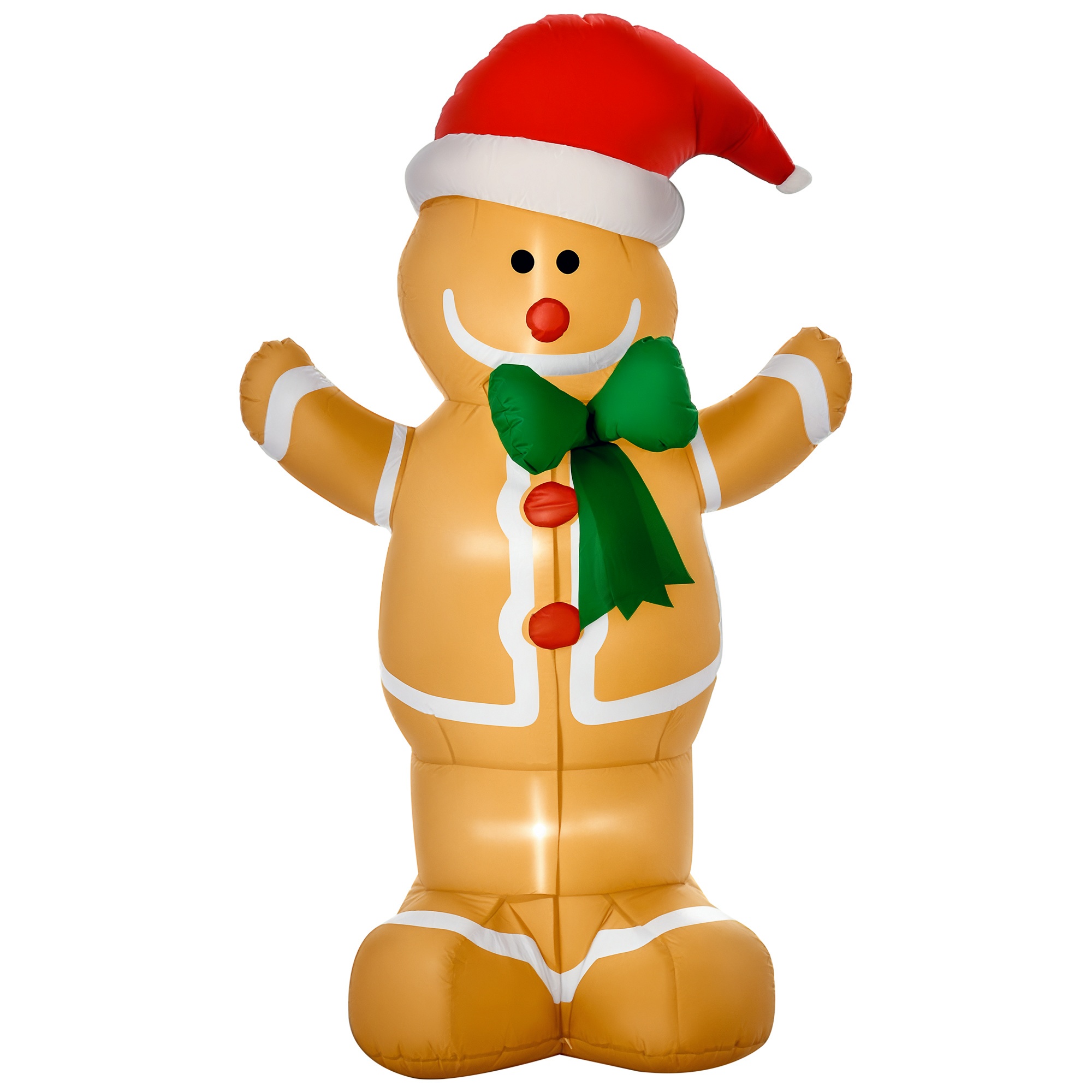 HOMCOM 6ft Christmas Inflatabl - Outdoor Lighting Effects ulasan dan harga
