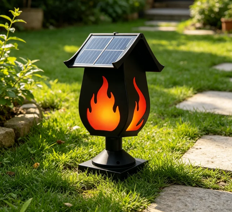 Solar Column Headlights Simula - Outdoor Lighting And Landscape ulasan dan harga