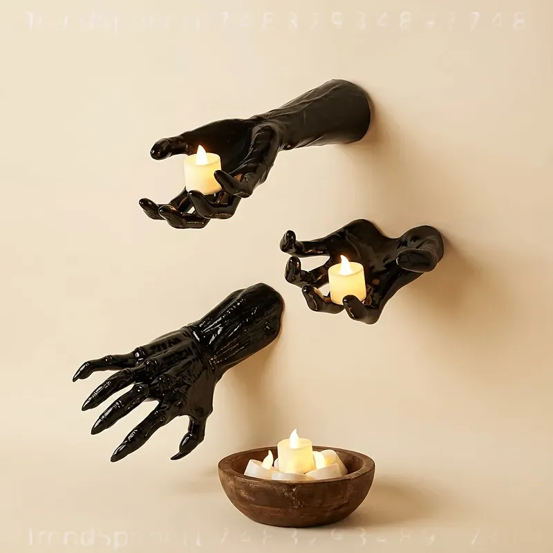 3 Pcs Halloween Wall Decor Lig - Outdoor Lighting Black ulasan dan harga