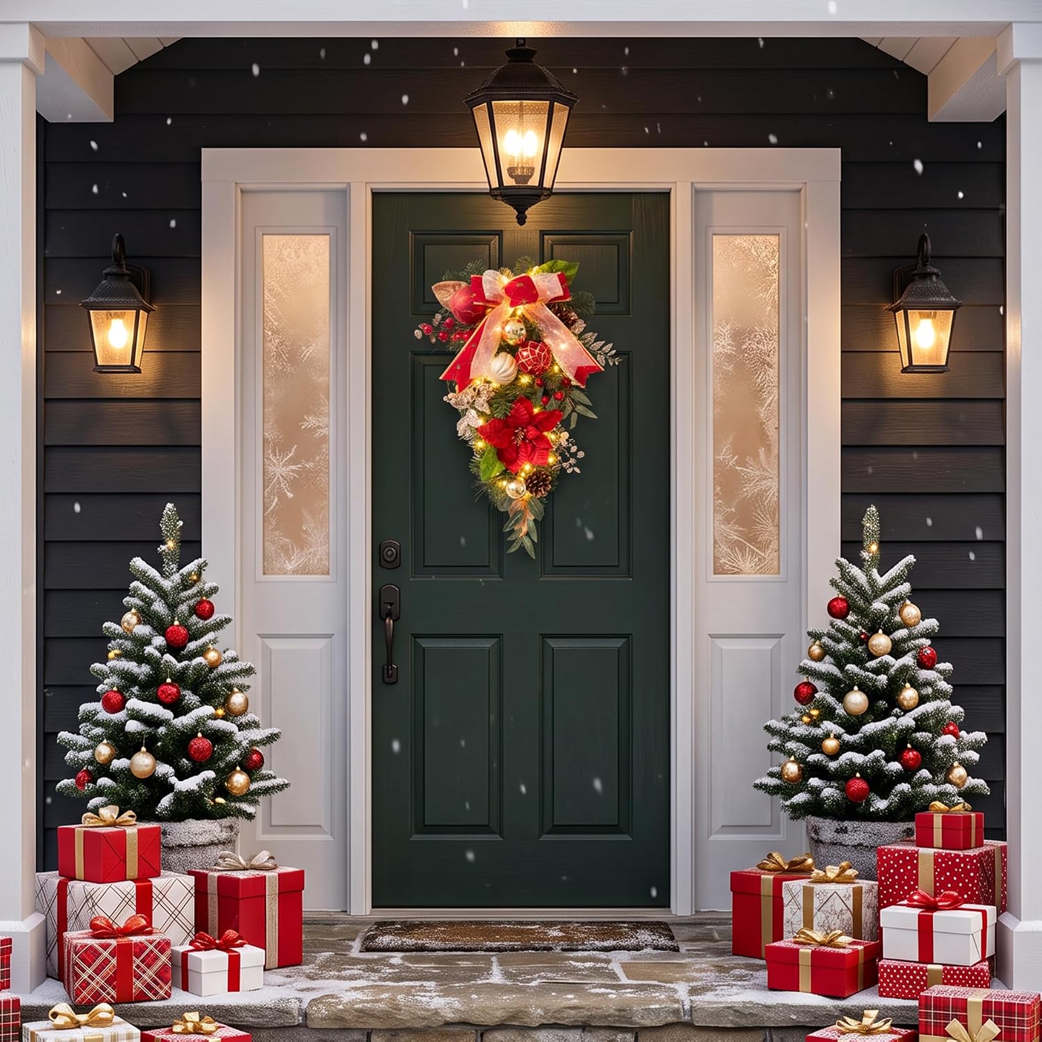 Garvee 24 Inch Christmas Upsid - Outdoor Lighting Effects ulasan dan harga