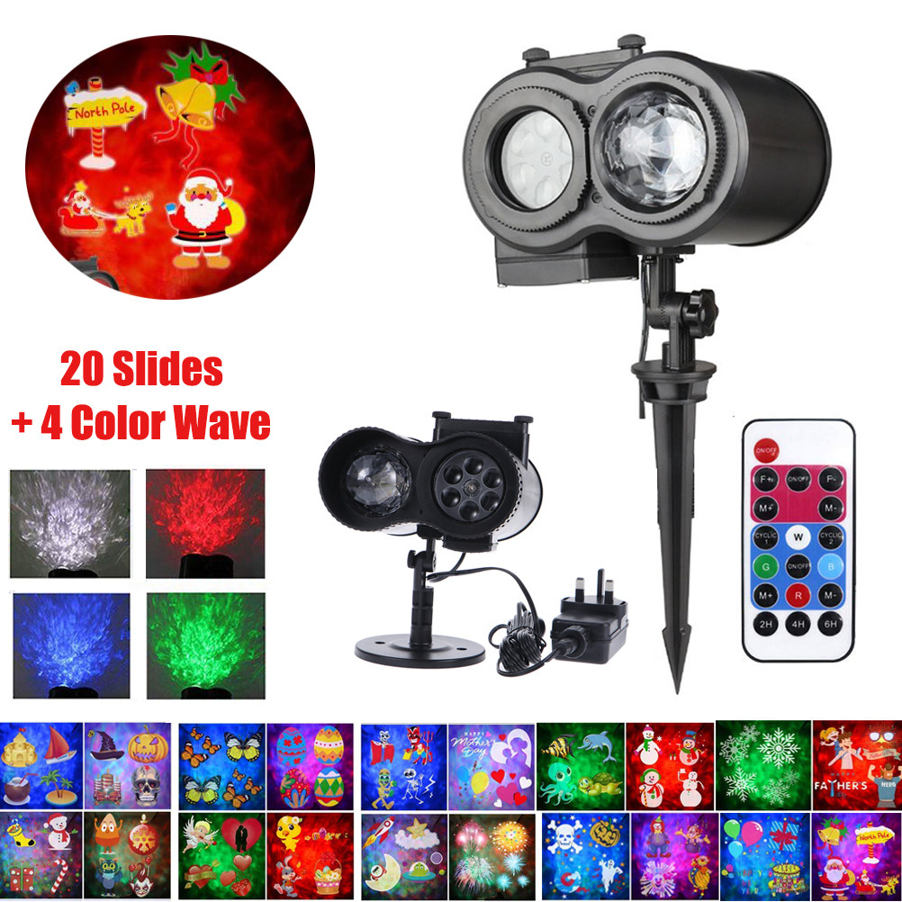 Moving LED Christmas Projector - Outdoor Lighting Uk ulasan dan harga
