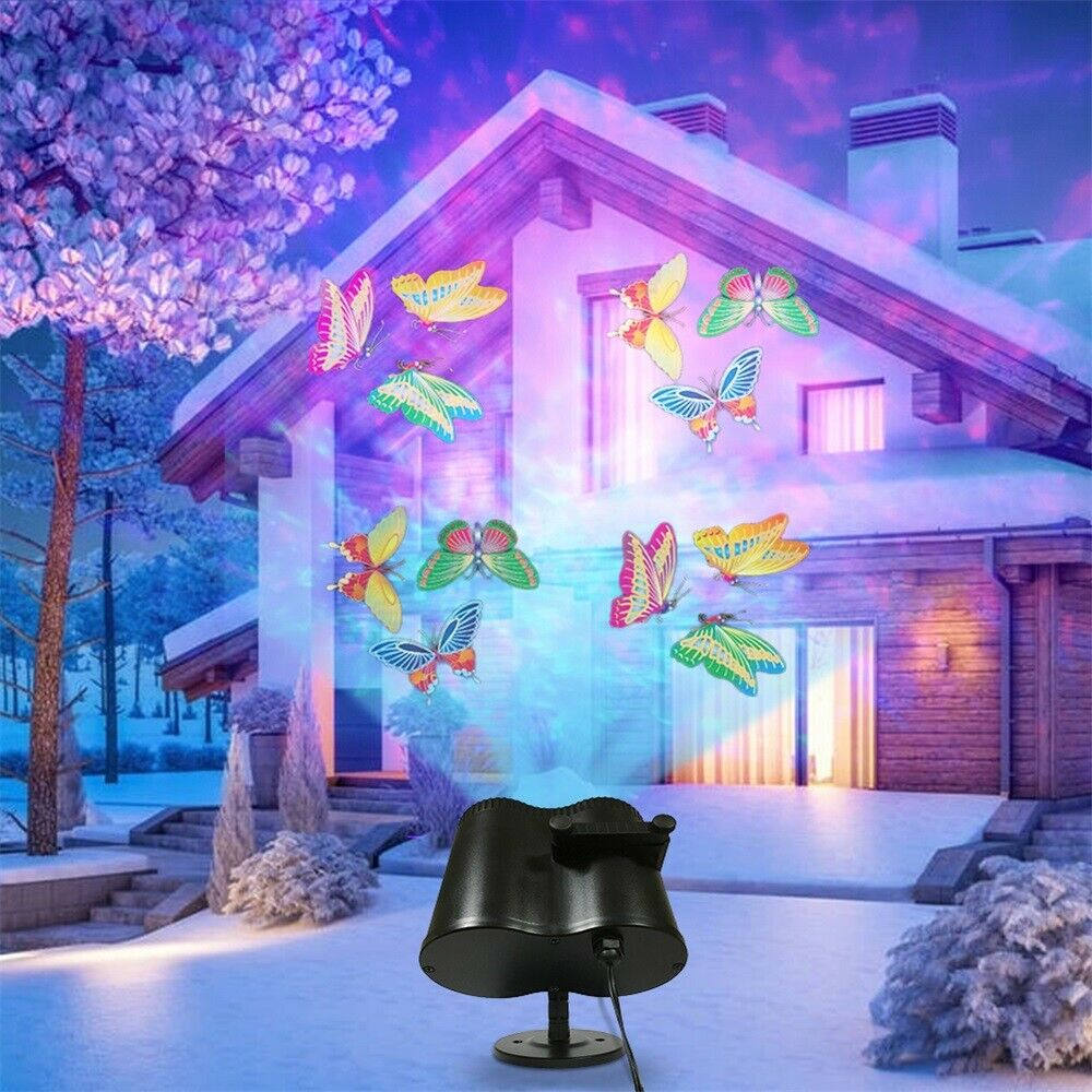 Moving LED Christmas Projector - Outdoor Lighting Uk ulasan dan harga