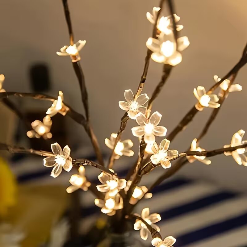 1/2PC 20LED Cherry Blossom Tre - Outdoor Lighting Effects ulasan dan harga