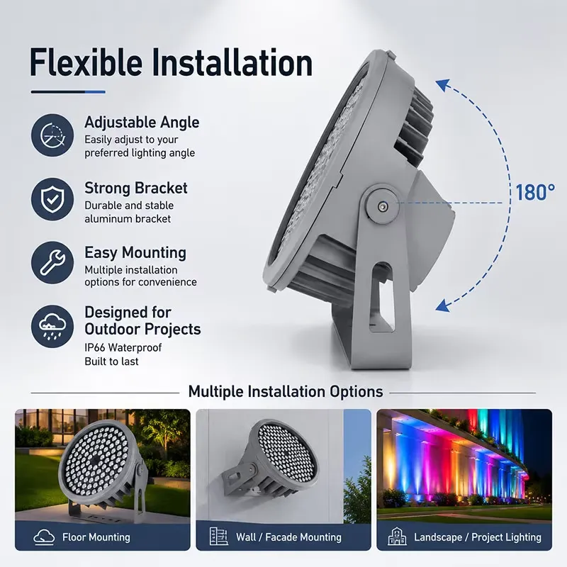 DMX512 RGBW SMD LED Flood Ligh - Outdoor Lighting And Landscape ulasan dan harga