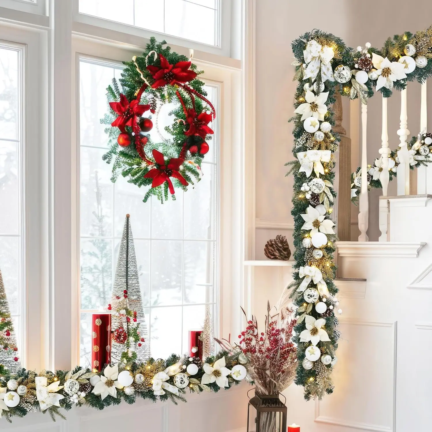 Garvee 6ft Pre-Lit Christmas G - Outdoor Lighting Effects ulasan dan harga