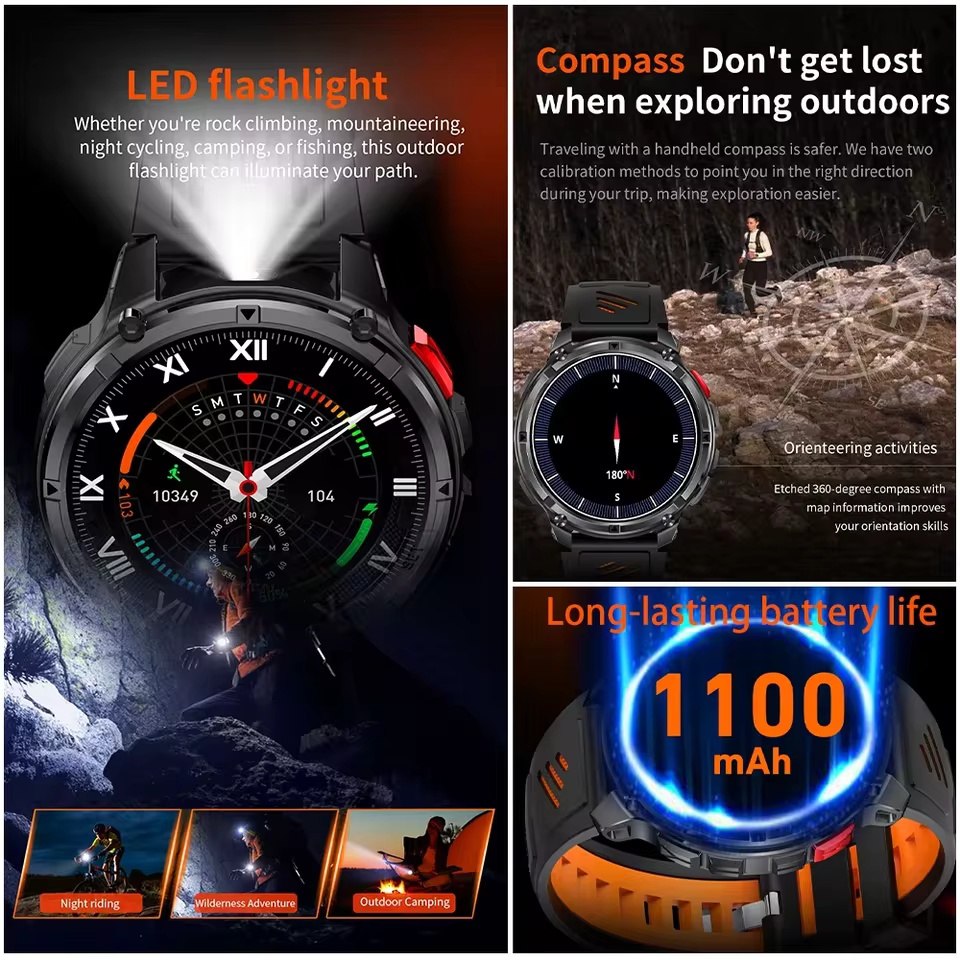 T-Rex3 Military 1.7inch Smart  - Outdoor Lighting Track ulasan dan harga
